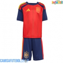 Camisa de time de futebol Espanha Replicas 1º Equipamento Infantil Mundo 2026 Manga Curta (+ Calças curtas)